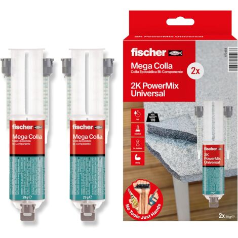 Colla per hobby fischer multipack 2 tubi 25ml trasparente