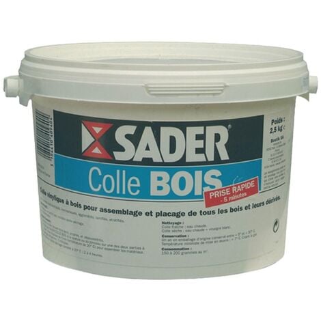 SADER Bostik SA 040940 - Colla rapida per legno, in confezione di plastica, 2,5 kg