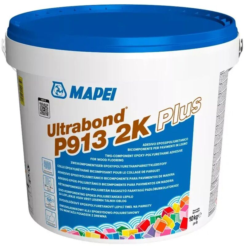 Colla Per Parquet Mapei Ultrabond P 913 2k Chiara Pavimento Legno Bicomponente
