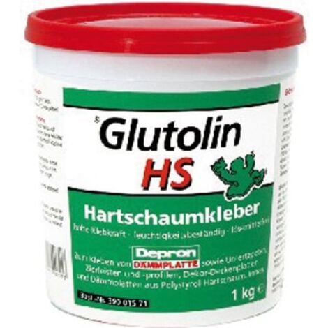 COLLA PER POLISTIROLO GLUTOLIN HS PER INCOLLAGGIO PANNELLI DEPRON KG.8