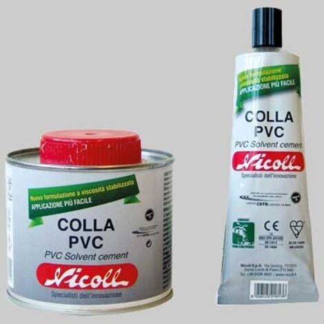 Colla Per Pvc In Barattolo Con Pennello "Nicoll" 250 Ml
