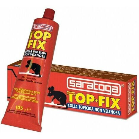 Colla per Topi Ratti Scarafaggi SARATOGA non velenosa inodore tubetto da 135 gr