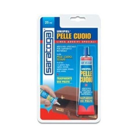Colla unipel per pelle e cuoio 25 ml saratoga - saratoga