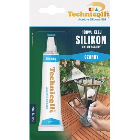 COLLA UNIVERSALE AL SILICONE NERA 20ML - TQ S-058