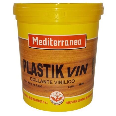 COLLA VINILICA PLASTIK VIN KG.0,850 INDUSTRIA CHIMICA MEDITERRANEA PZ 24,0