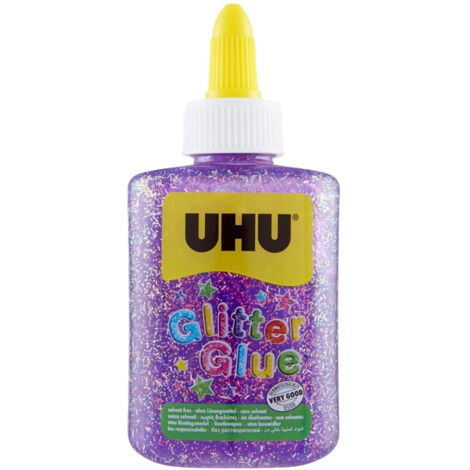 Colla Viola per Decorazioni Glitter Glue UHU 88,5 ml