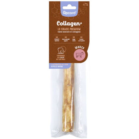 Collagen più  1 tronchetto manzo per cani 12 confezioni x 84 g cad. - L/XL