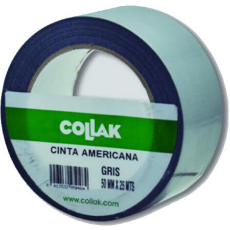 COLLAK 06003  Ruban adhésif gris argent 25mx50mm