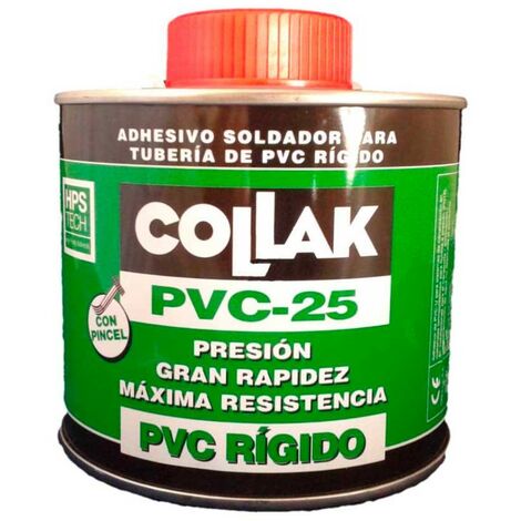 COLLAK 200500TP Adhésif de soudage PVC-25 pinceau 500ml