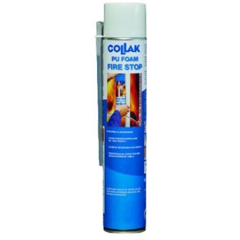 COLLAK 325750 Mousse polyuréthane FOAM FIRE STOP canule 750ml