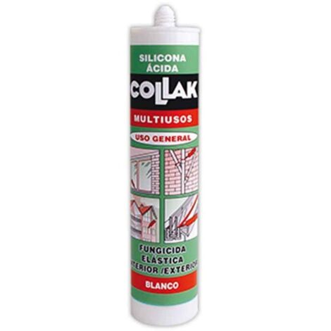 COLLAK 40602  Silicone acido MULTIUSO 280ml bianco