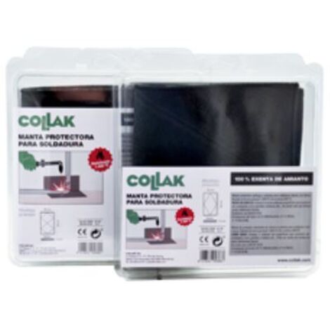 COLLAK 73535  Coperta fino a 1400°C nera 35x25cm