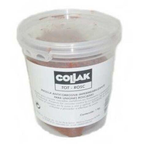 COLLAK 77001 Mastic+chanvre TOT-ROSC pour joint fileté 1kg