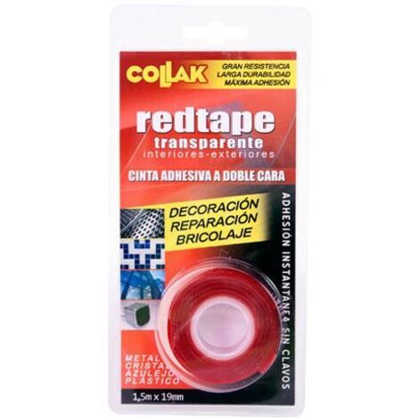COLLAK 783015BL Nastro adesivo REDTAPE blister 1.5mx19mm