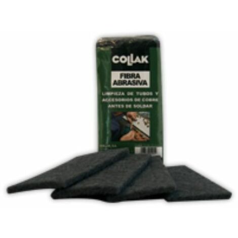 Juego lijas fibra abrasiva 10 unidades Collak 78501