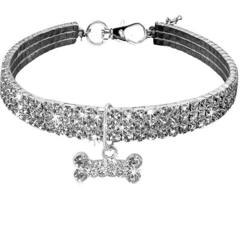 Collana con ciondolo per cane, gatto o altro animale domestico - Taglia S