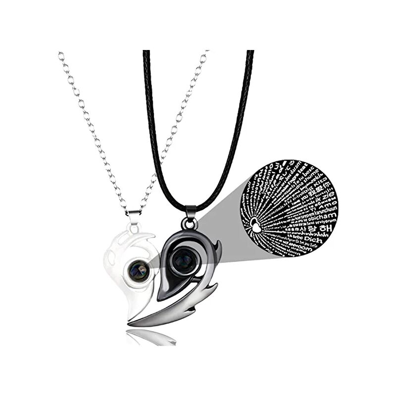 Ilovemilan - Collana Magnetica Coppia per Lui e