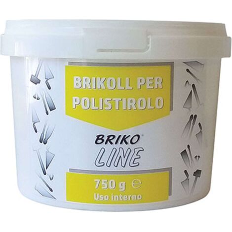 COLLANTE POLISTIROLO PASTA BRIKO LINE - KG 0,750 - 12 pezzi