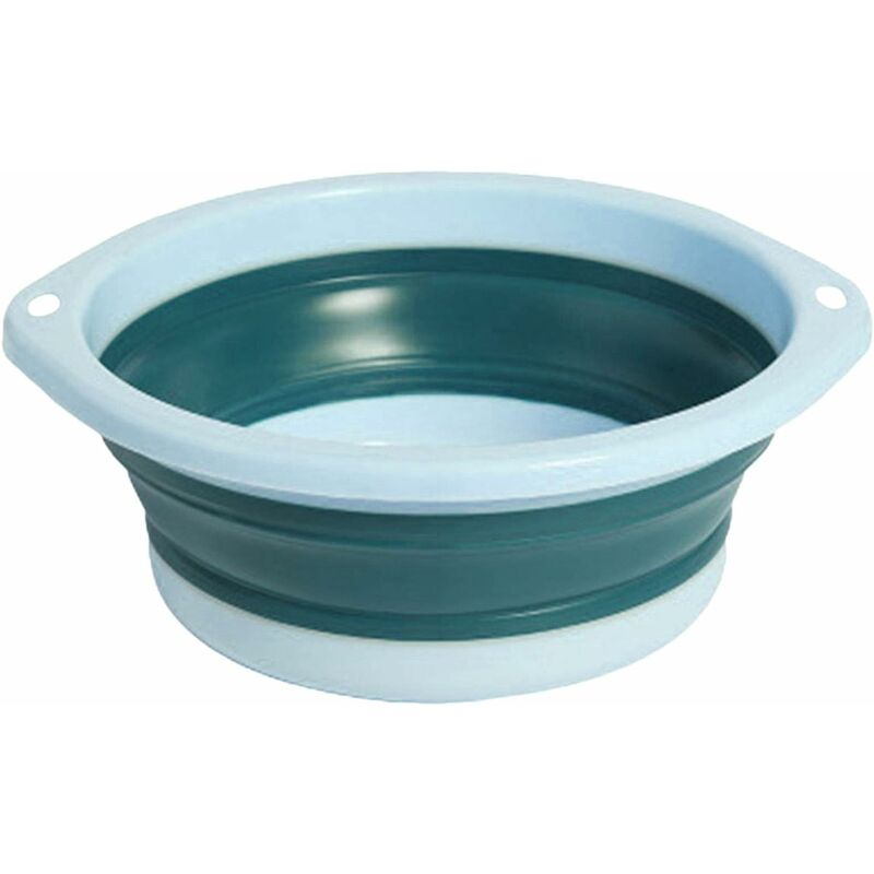 Collapsible Basin, Foldable Dish Bowl Lightweight Portable Sink, Collapsible Plastic Bowl with Hanging Hole for bbq
