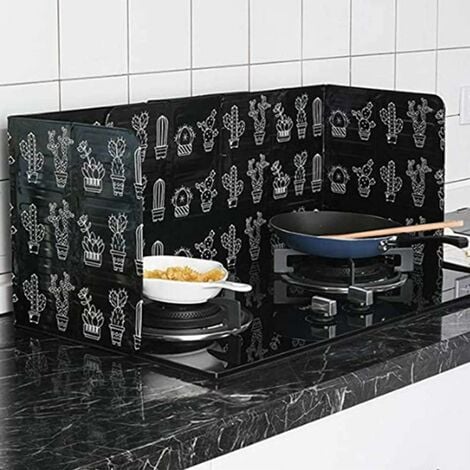 HÉLOISE Collapsible Cooking Splatter Protector, Kitchen and Hob Cover - Cooking - Non-Stick - Gas Stove Splatter Screen Protector