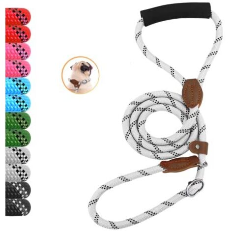COLLAR ANTIDESLIZANTE PARA PERROS GRIS LARGO 130 cm DIÁMETRO 10 mm