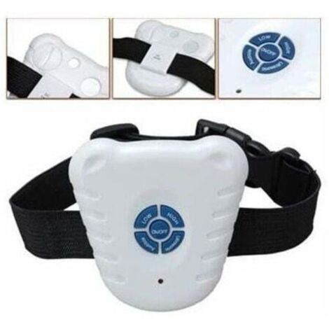 Collar antiladridos impermeable para perros con vibración ultrasónica, talla única