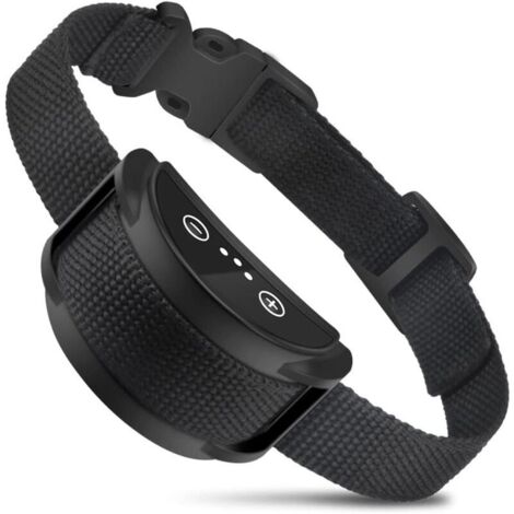 Collar antiladridos para perros, collar antiescape con cápsula, collar recargable, collar de adiestramiento automático, 5 niveles de vibración, lluvia, nieve y barro.