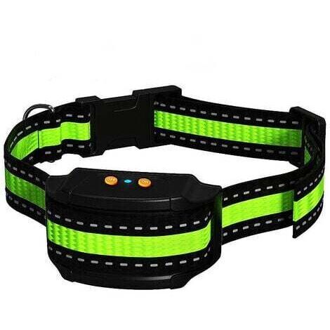 Collar antiladridos, versión 2020, con vibración, sonido y descarga eléctrica collar con módulo inteligente de detección de ladridos para perros grandes, medianos y pequeños.