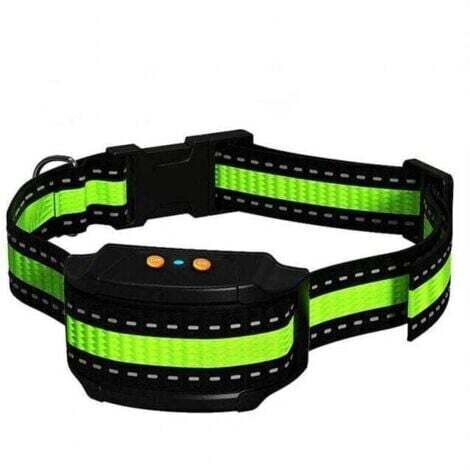 Collar antiladridos, versión 2024, con vibración, sonido y descarga eléctrica collar con módulo inteligente de detección de ladridos para perros grandes, medianos y pequeños.