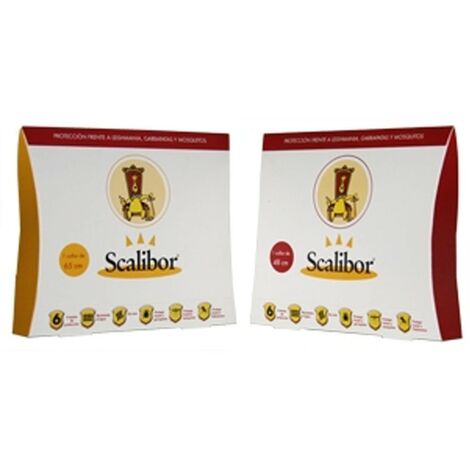 Collar antiparasitario Scalibor 48 cms | Collar contra pulgas y garrapatas para perros | Collar anti-pulgas