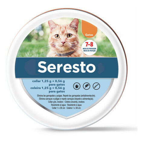 Collar antiparasitario Seresto gatos Talla única
