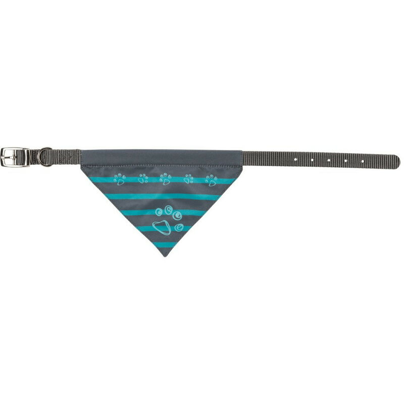 

Collar BANDANA para perro. Gris grafito. Talla M