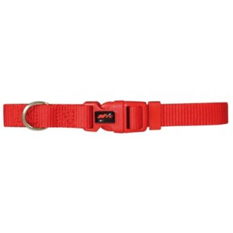Collar basic rojo 25 mm x 48-70 cm