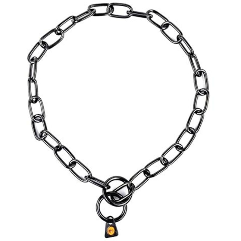 

Collar Cadena Acero Inox Negro 3MM X 61CM. ESLABóN CORTO