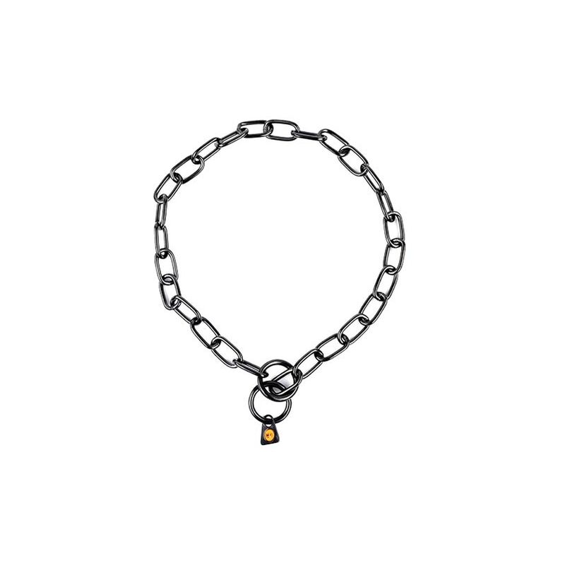 

Collar Cadena Acero Inox Negro 3MM X 67CM. ESLABóN CORTO