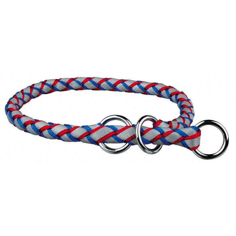 

collar CAVO. W-XL 52-60 cm ø18 mm semi estrangulador azul-rojo