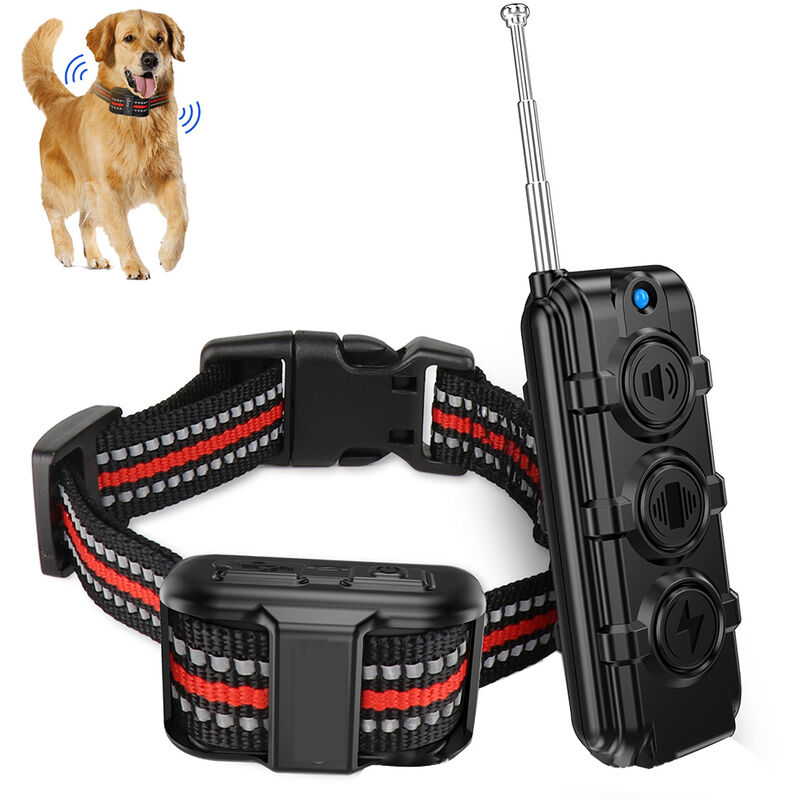 

Collar de adiestramiento para perros, collar eléctrico con modos de sonido, vibración y choque, resistente al agua y recargable DB61 One for One