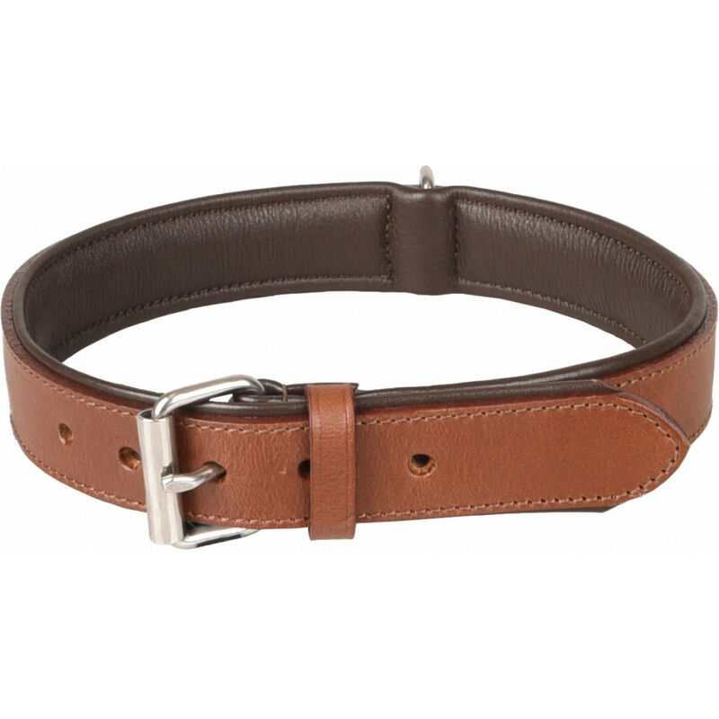 

Collar de cuero ARIZONA marrón. Tamaño XL 45-55 cm. para el perro.
