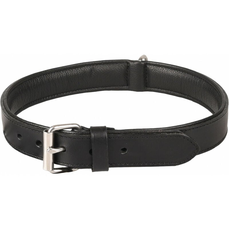 

Collar de cuero ARIZONA negro. tamaño XXL 52-61 cm. para el perro.