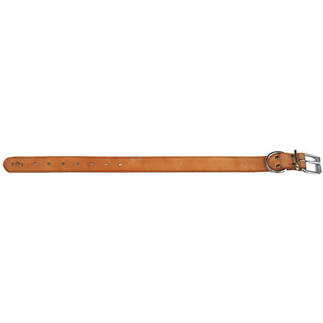 Collar de cuero liso 12 - 2,7x50 cm