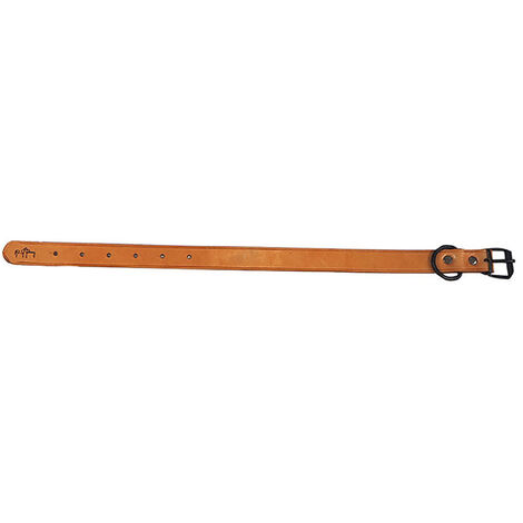 Collar de cuero liso 8 - 1,8x43 cm