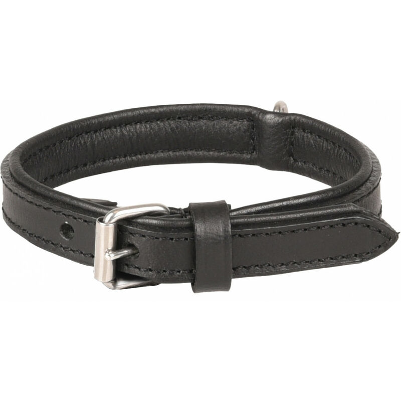

Collar de cuero negro ARIZONA. Talla XS/S 23-27 cm. para perro.
