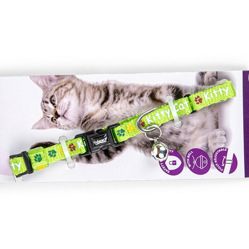 

Collar de gatito KITTY verde 16-25cm x 8mm