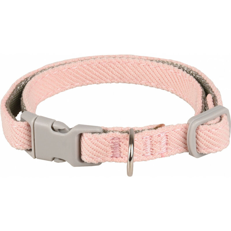

Collar de perro pequeño de color rosa. ajustable de 19 a 33 cm x 10 mm. para perros.
