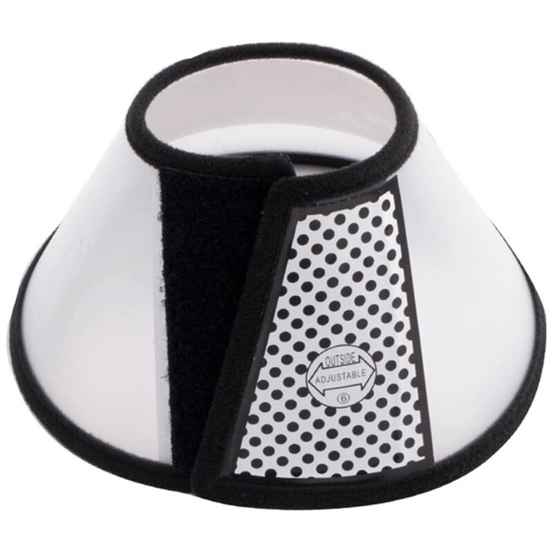 

Happyshopping - Collar de recuperacion para mascotas suave, para cirugia o curacion de heridas, Collar transpirable para mascotas,Blanco, 3