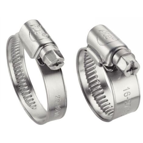 Collar de sujeción - Banda sin perforar - Acero galvanizado blanco L12 mm: 60-80 mm - Caja de 10