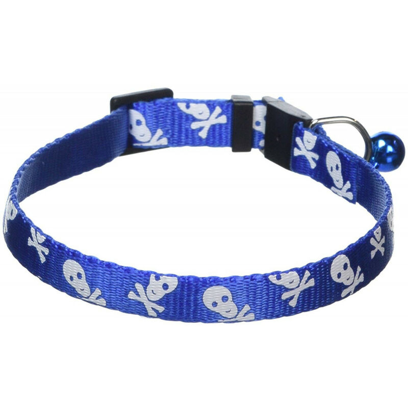 

Collar gatito calavera - color aleatorio.