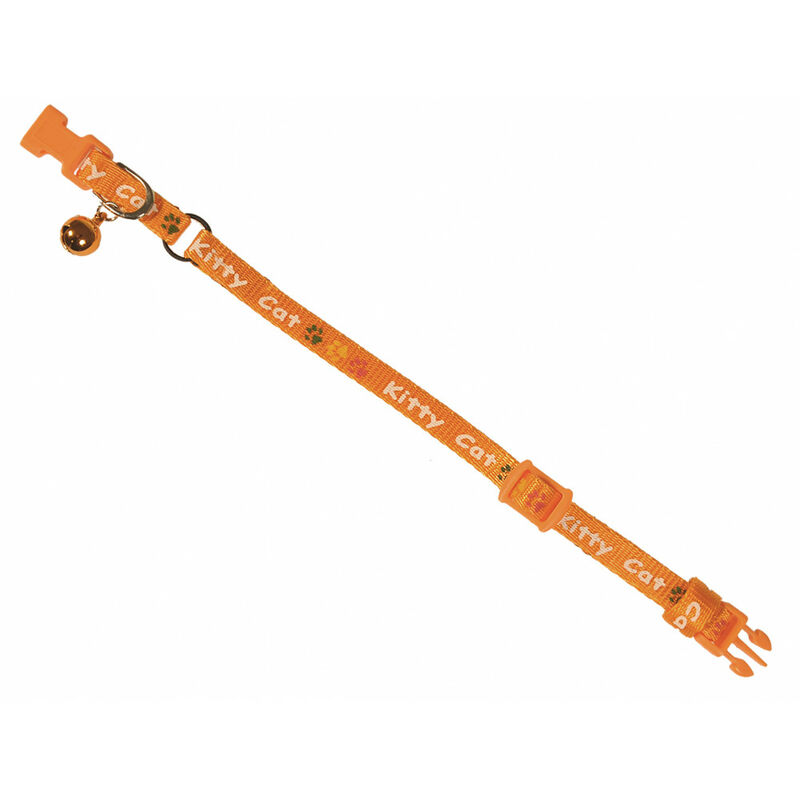 

Collar gatito KITTY naranja16-25cm x 8mm
