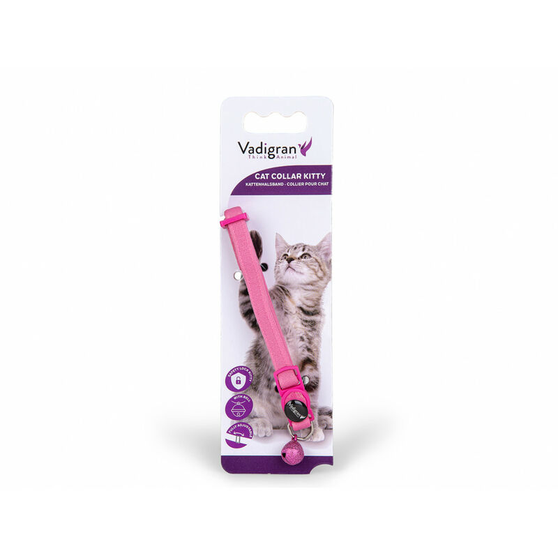 

Collar gato FLASHY rosa 20-30cm x 10mm