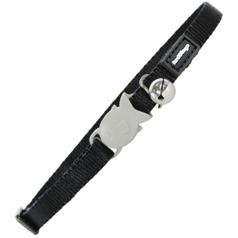 COLLAR GATO RD LISO C.PEZ NGRO